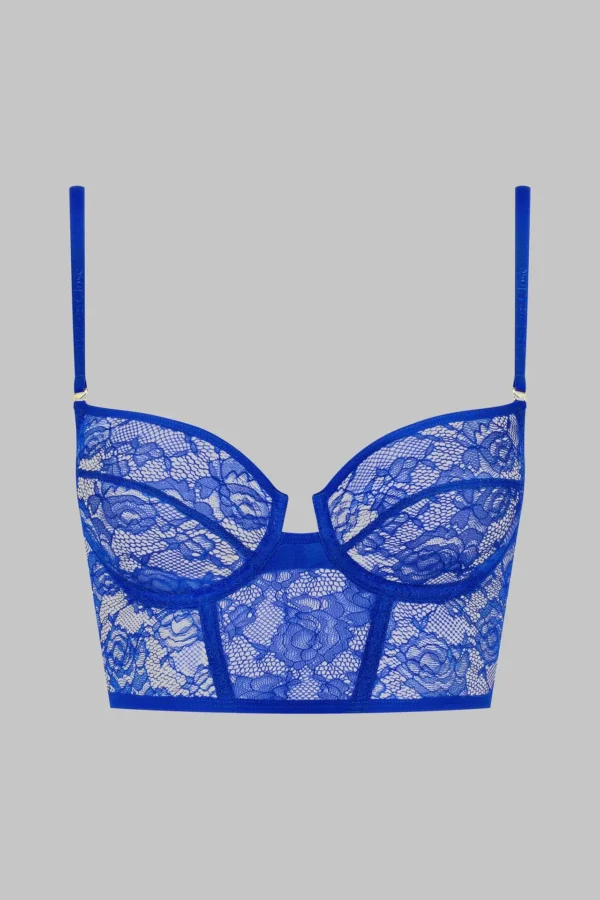 FLASHBACK BALCONETTE BRA BLUE - Image 4