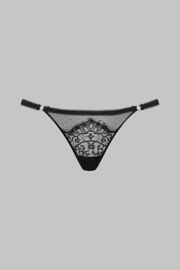 INSPIRATION DIVINE - MINI THONG - Black - Image 4