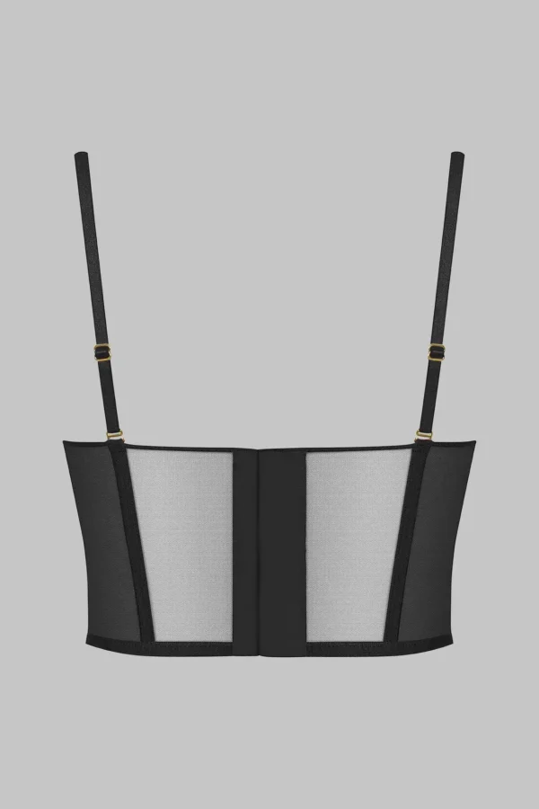 L'AMOUREUSE BUSTIER BRA - BLACK - Image 5