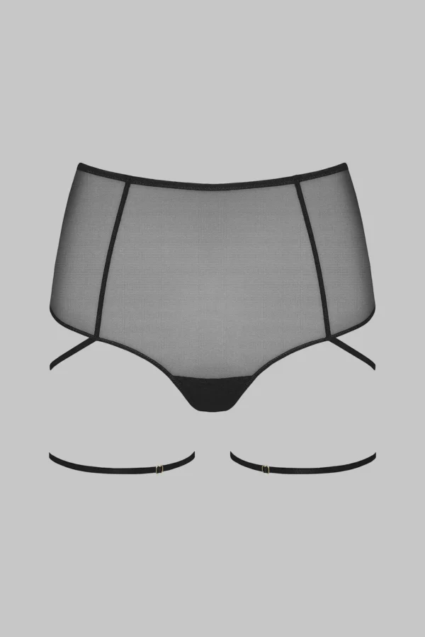 L’Amoureuse High Waist Thong – Black - Image 5