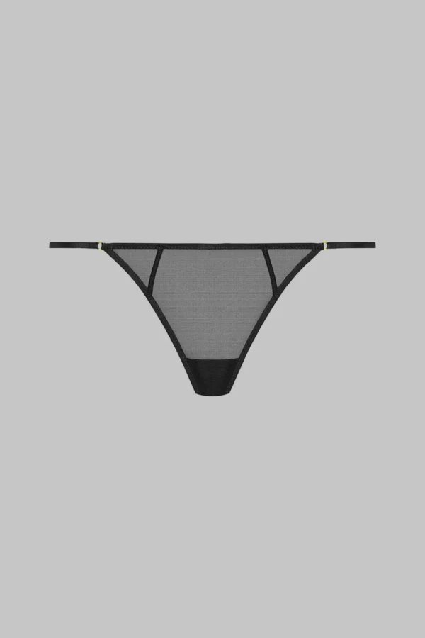 L'AMOUREUSE - MINI STRING THONG - Black - Image 4