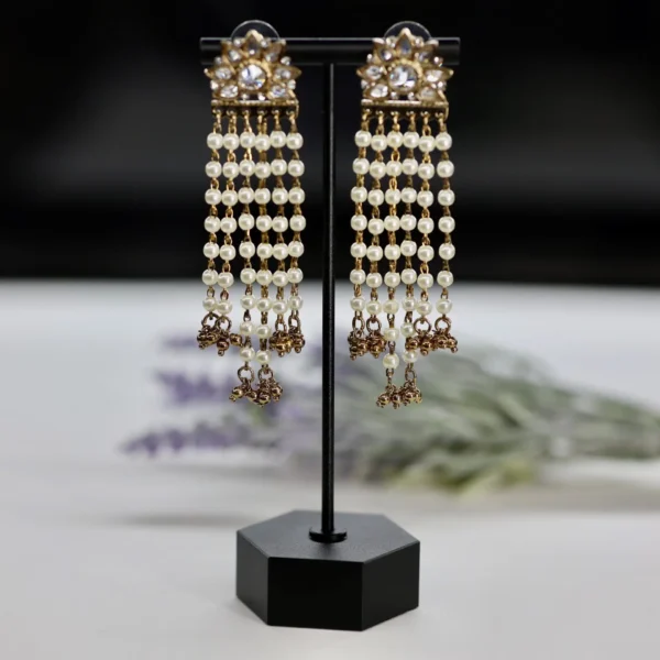 Mishka Earrings in Pearl