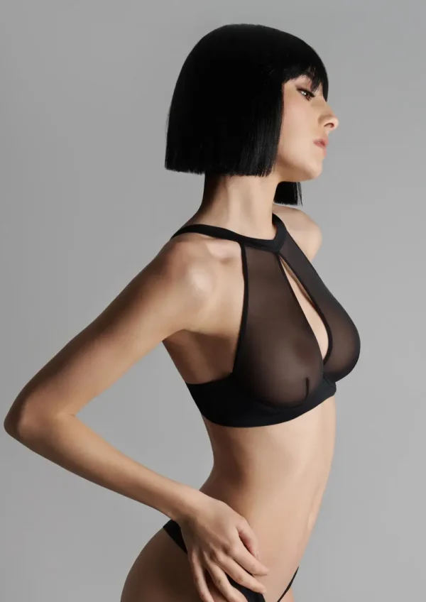 Pure Tentation – Wire Bra – Black - Image 3
