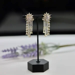 Gold Tassel Earring