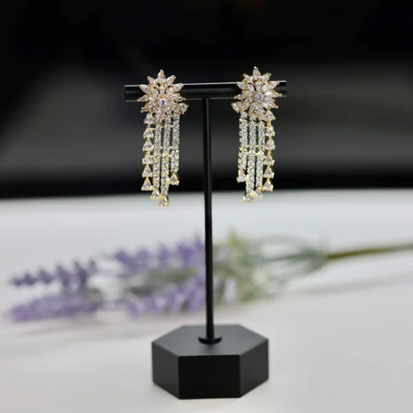 Gold Tassel Earring