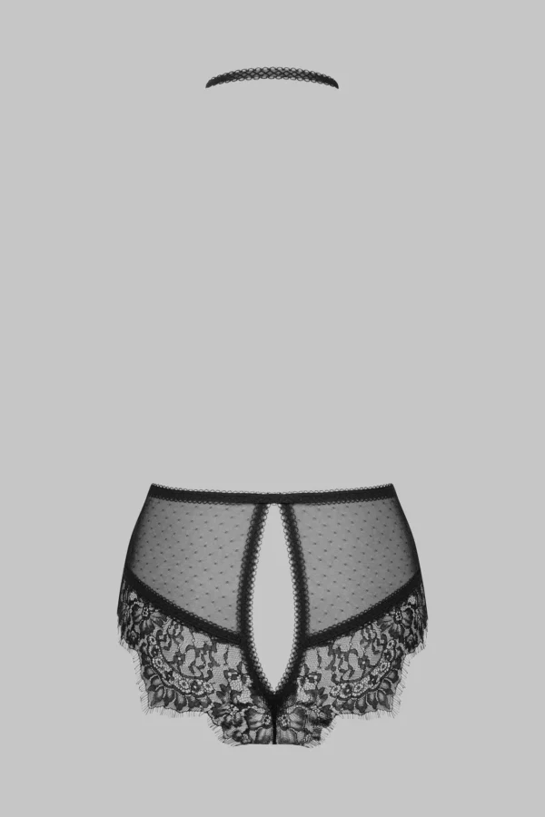 Inspiration Divine - High Waist Panty With Harness - Black - Image 5