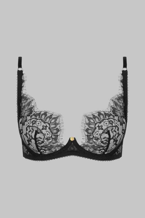 Inspiration Divine – Scarf Bra – Black - Image 4